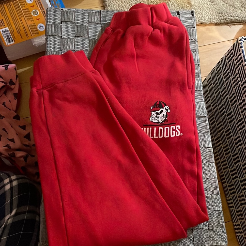 Georgia bulldog red sweatpants